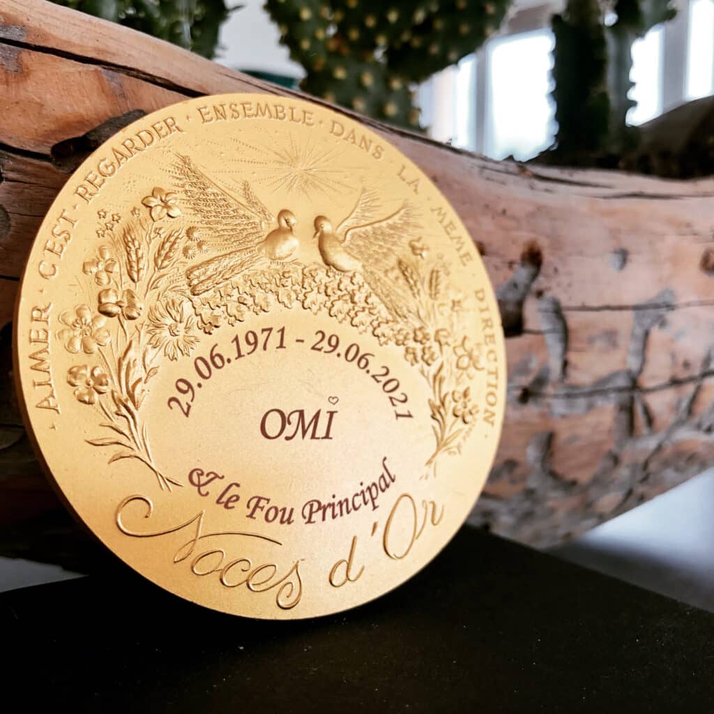 Gravure su médaille