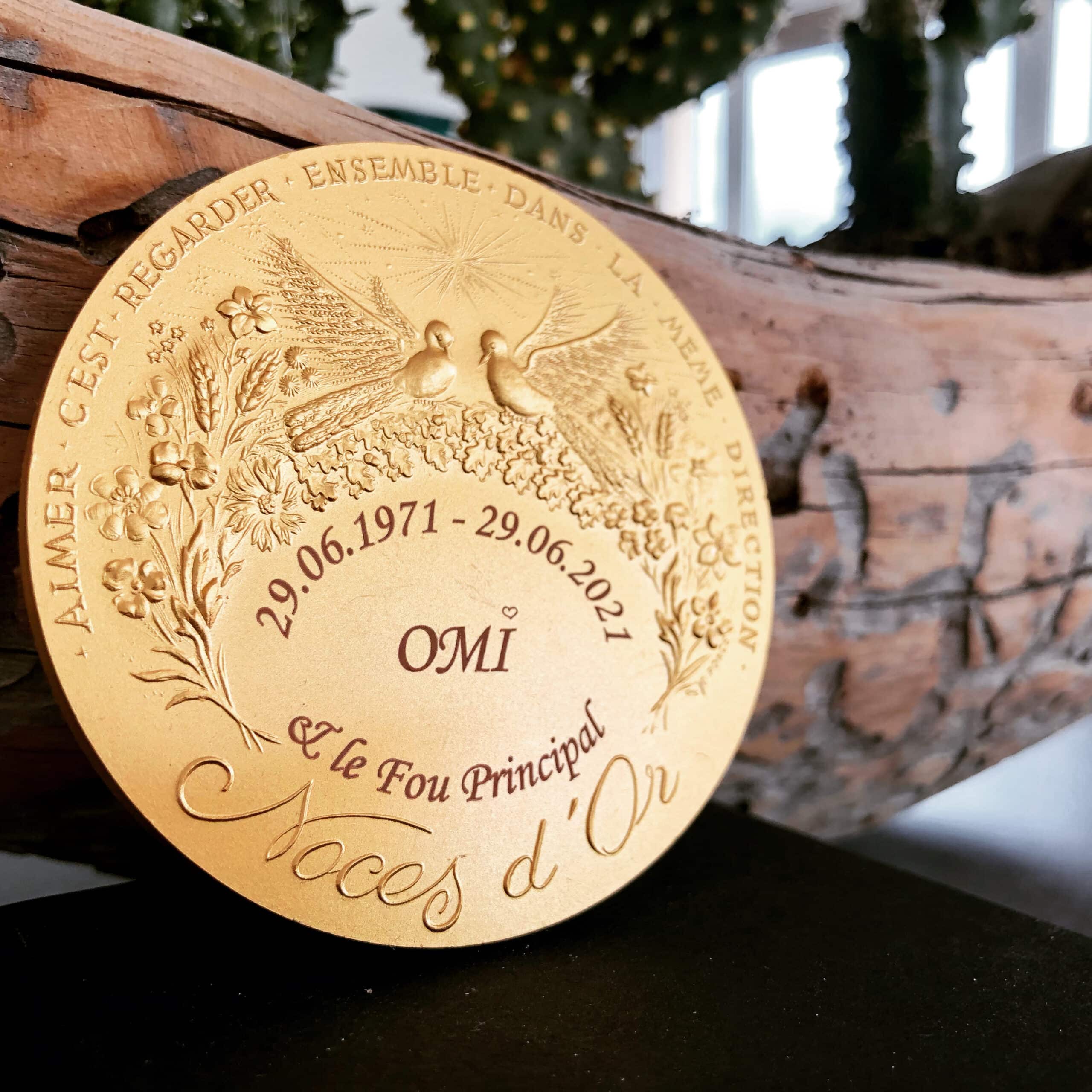 Gravure su médaille
