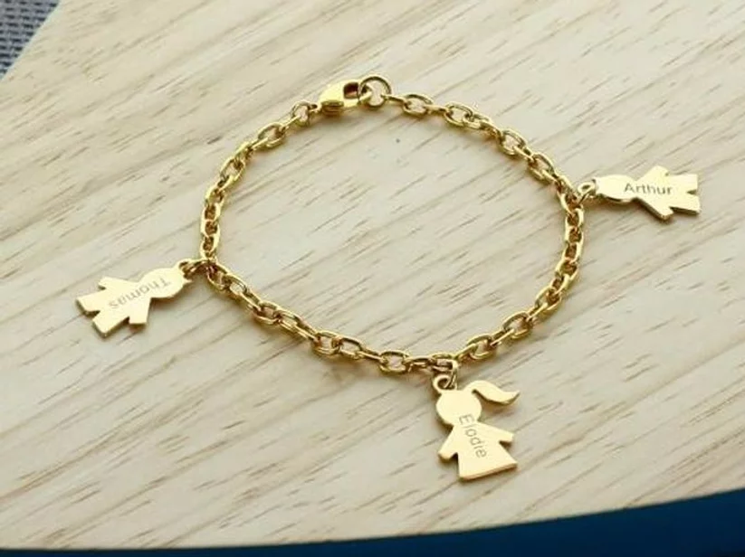 Gravure sur bracelet en métal