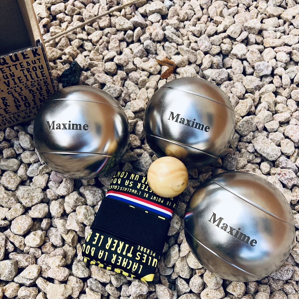 Gravure sur boule de pétanque métal