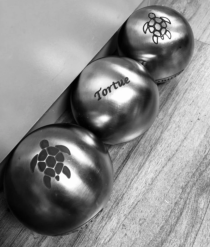 Gravure sur boule de pétanque métal