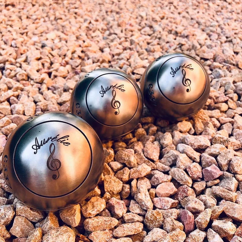 Gravure sur boule de pétanque métal