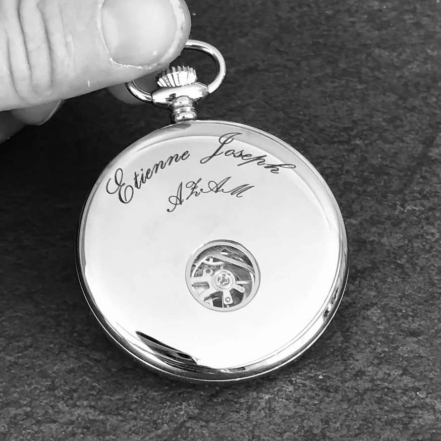 Gravure sur montre Gousset