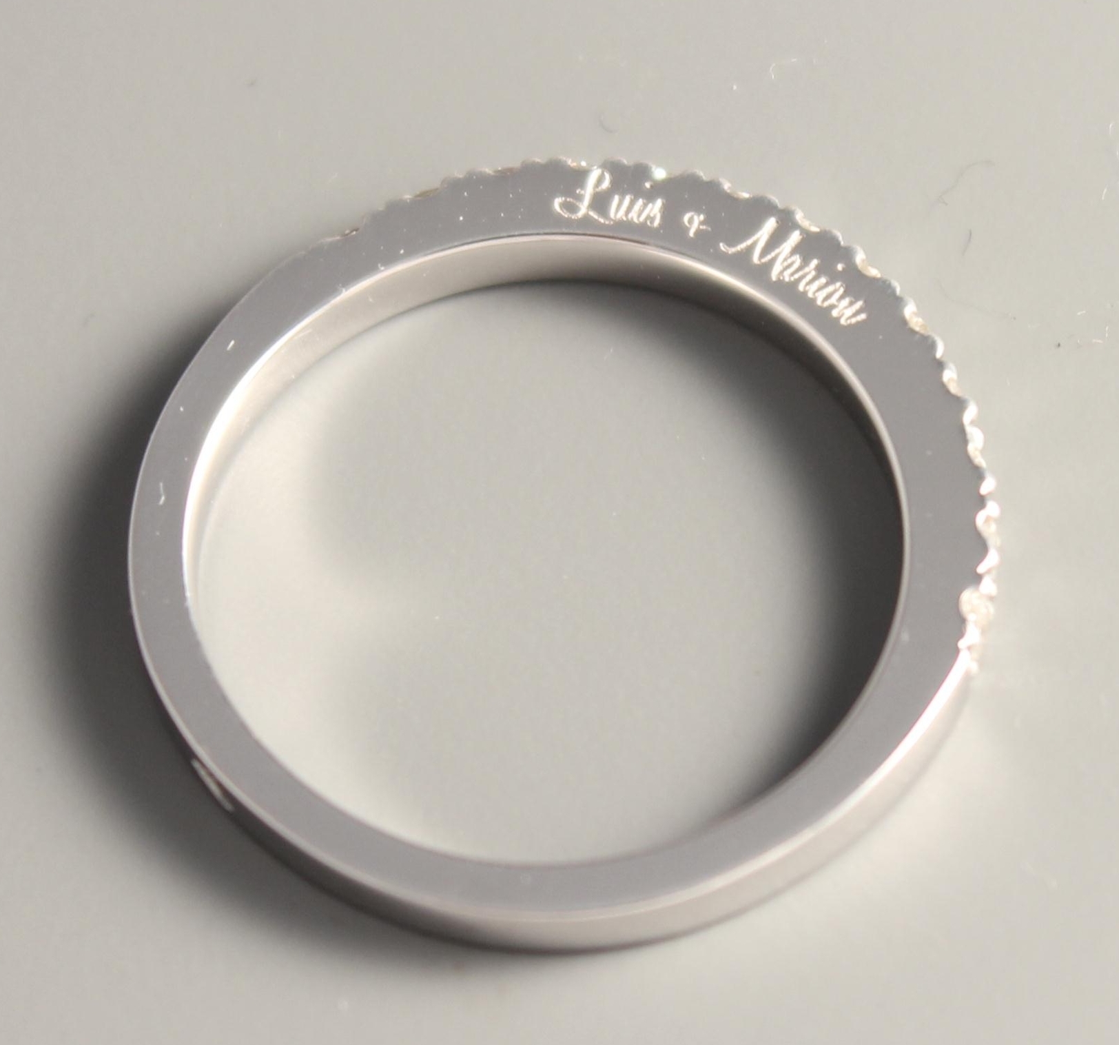 Gravure sur bague