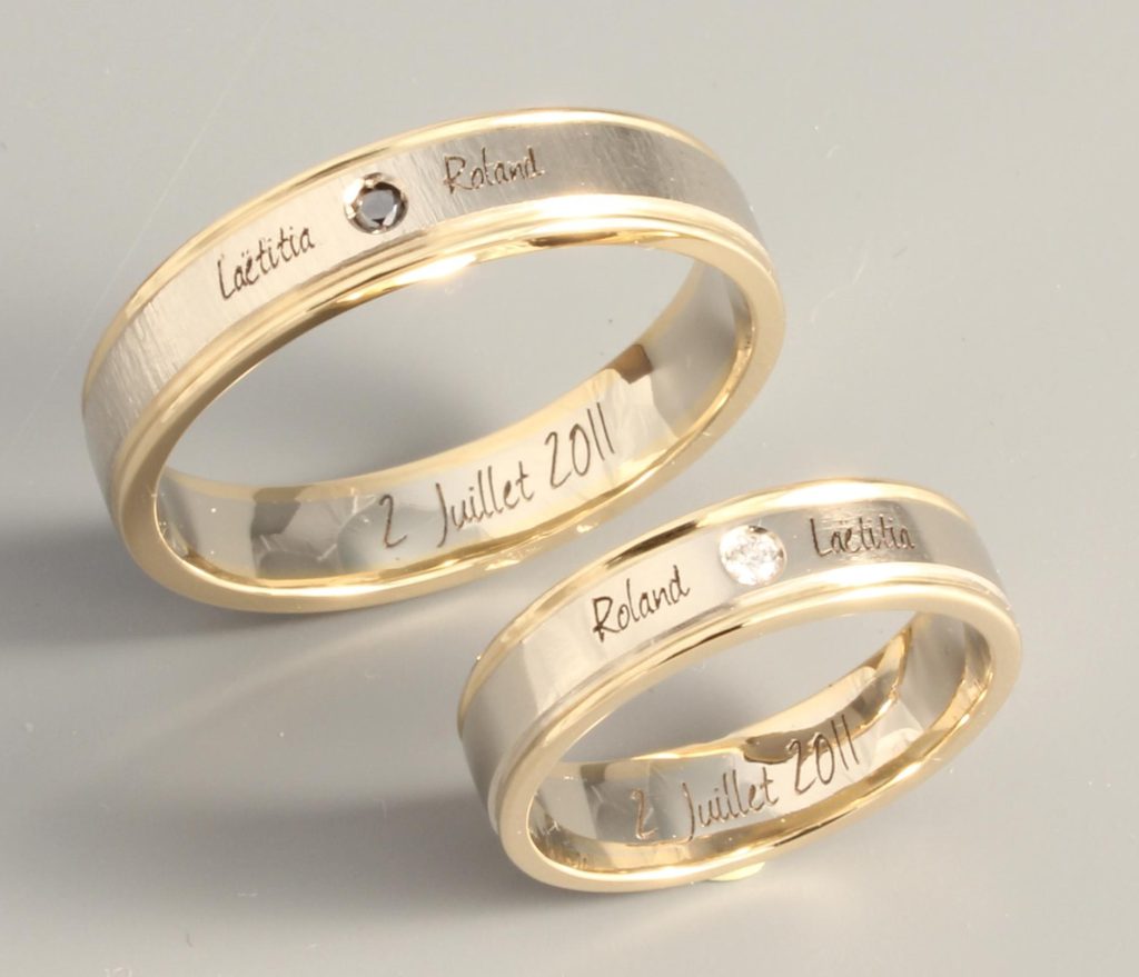 Gravure sur bague