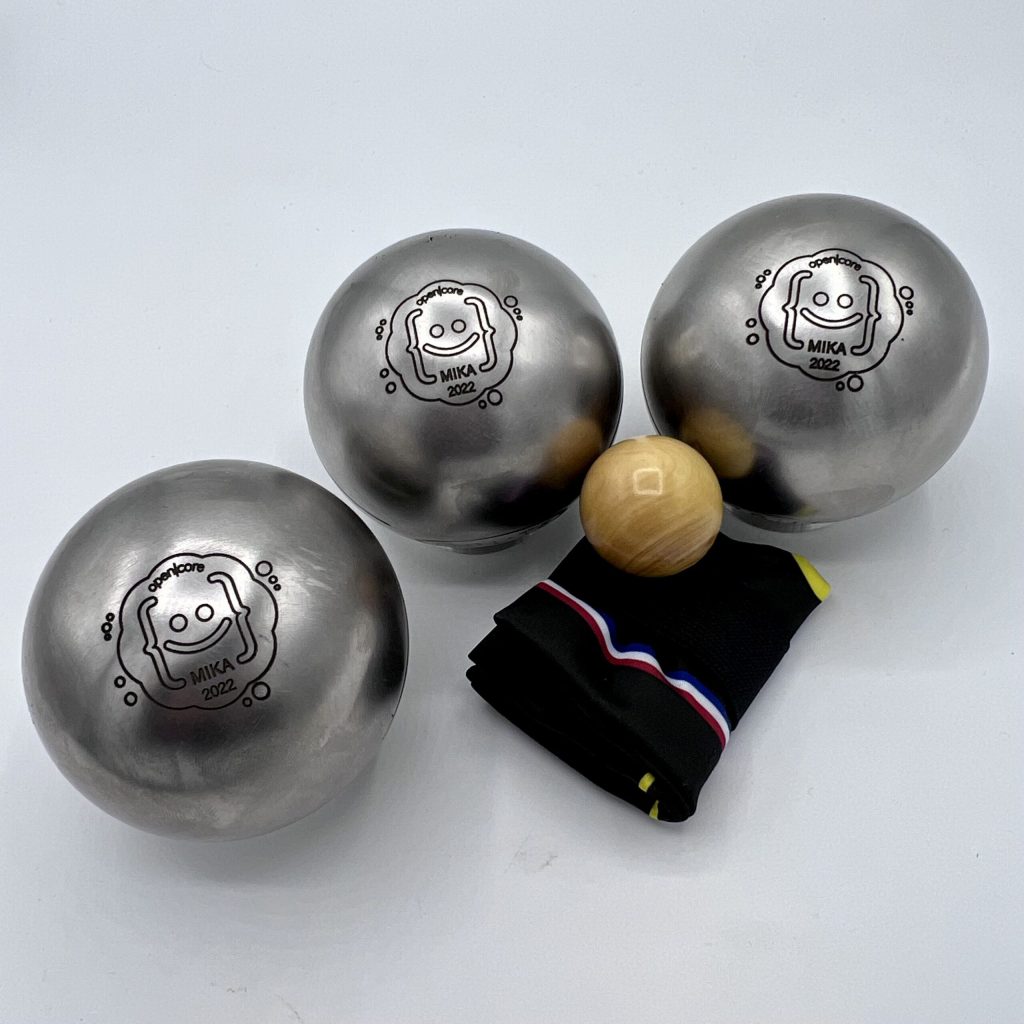 Gravure sur boule de pétanque métal