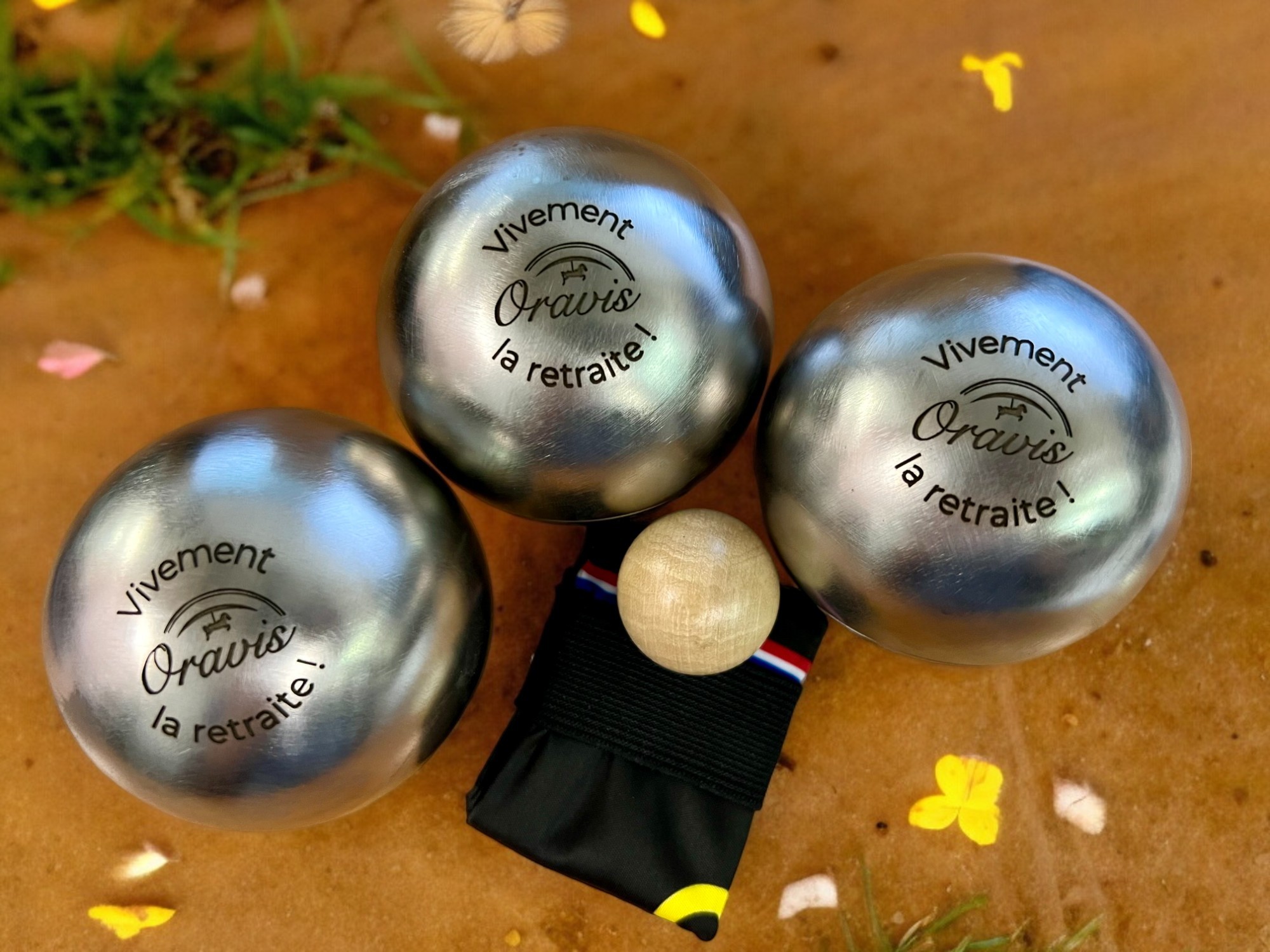 Gravure sur boule de pétanque métal