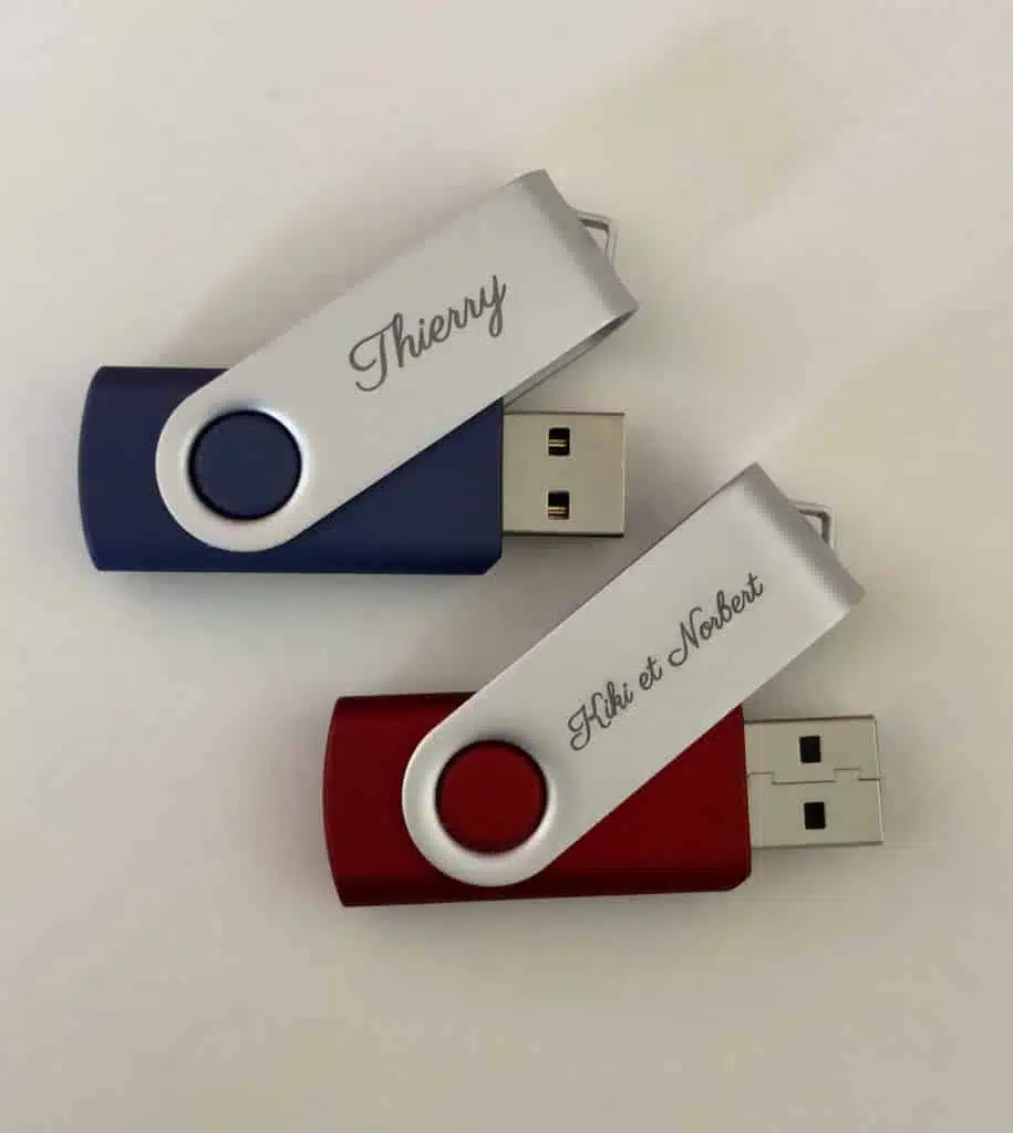 Gravure sur clé USB