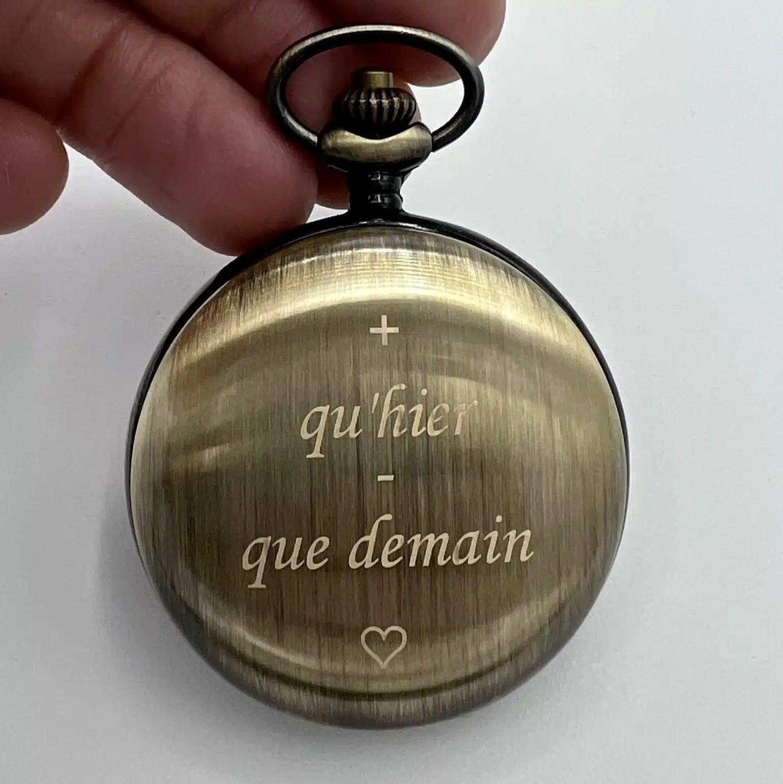 Gravure sur montre Gousset
