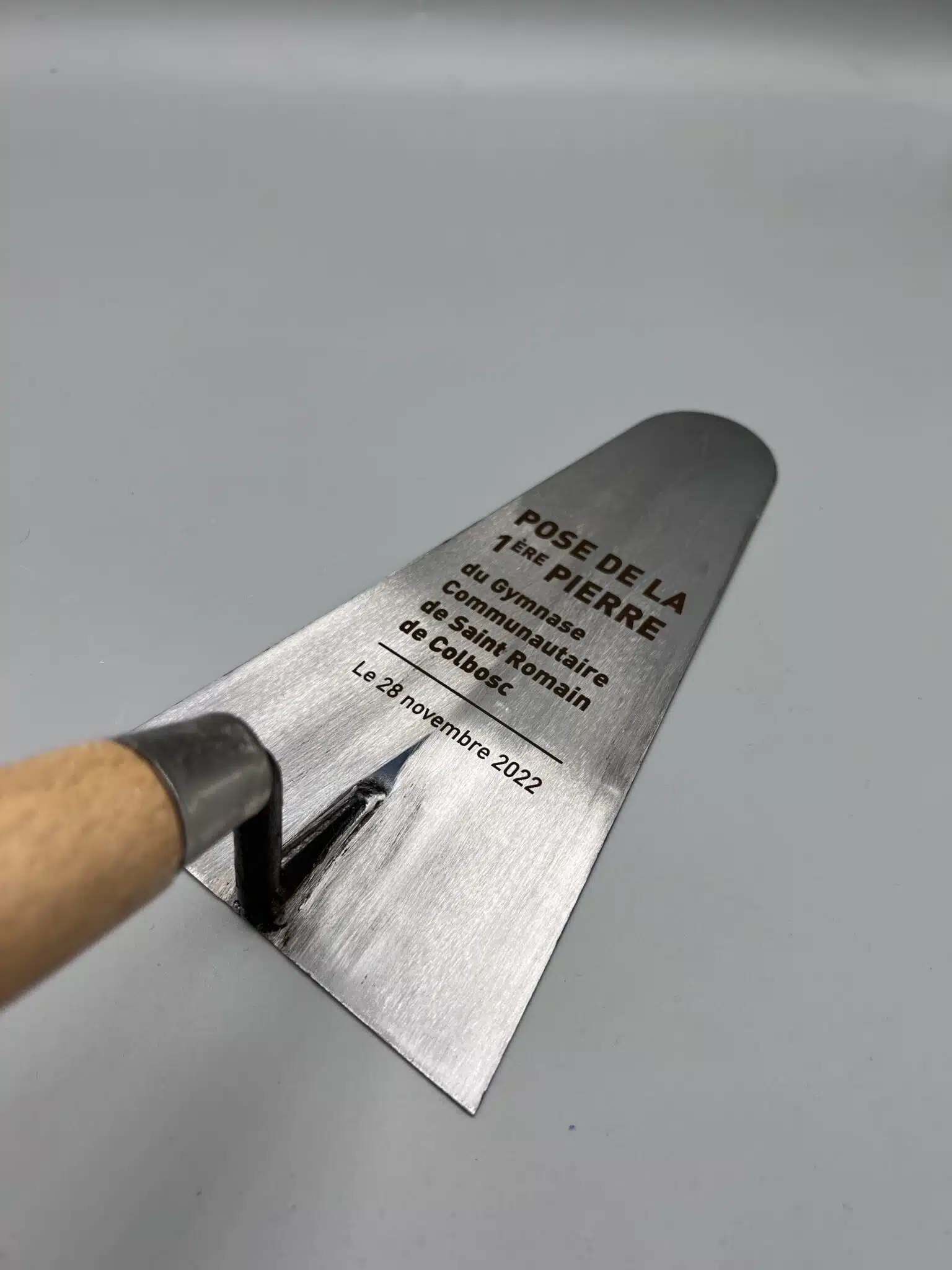 Gravure sur truelle