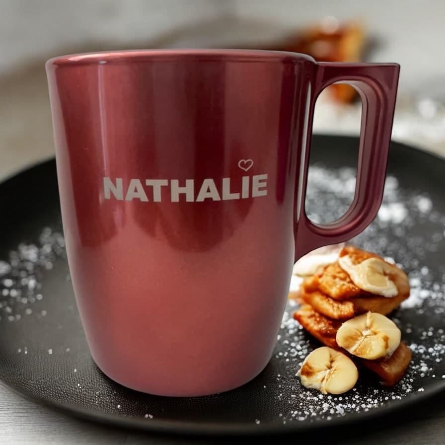 Gravure sur tasse en verre
