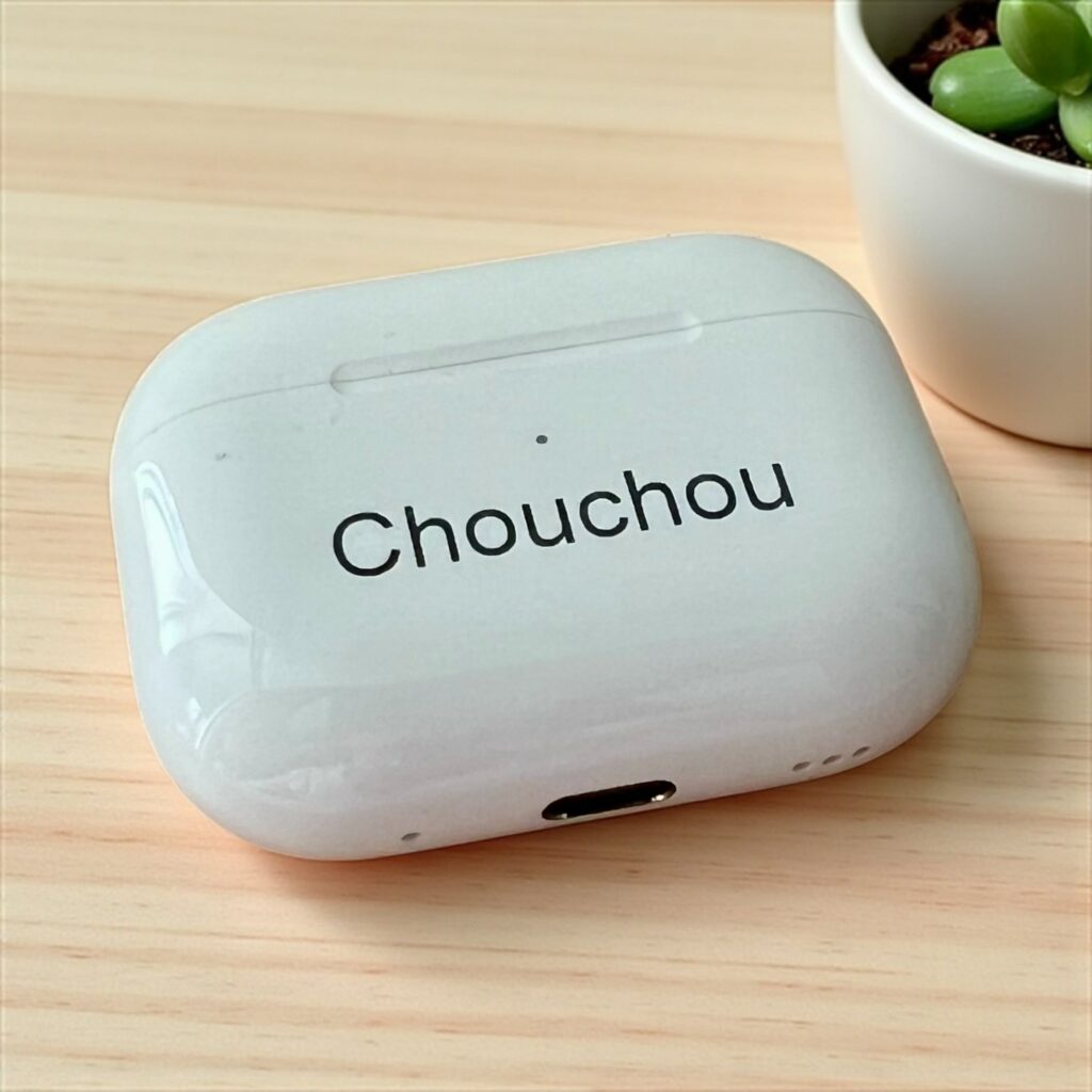 Gravure sur airpod
