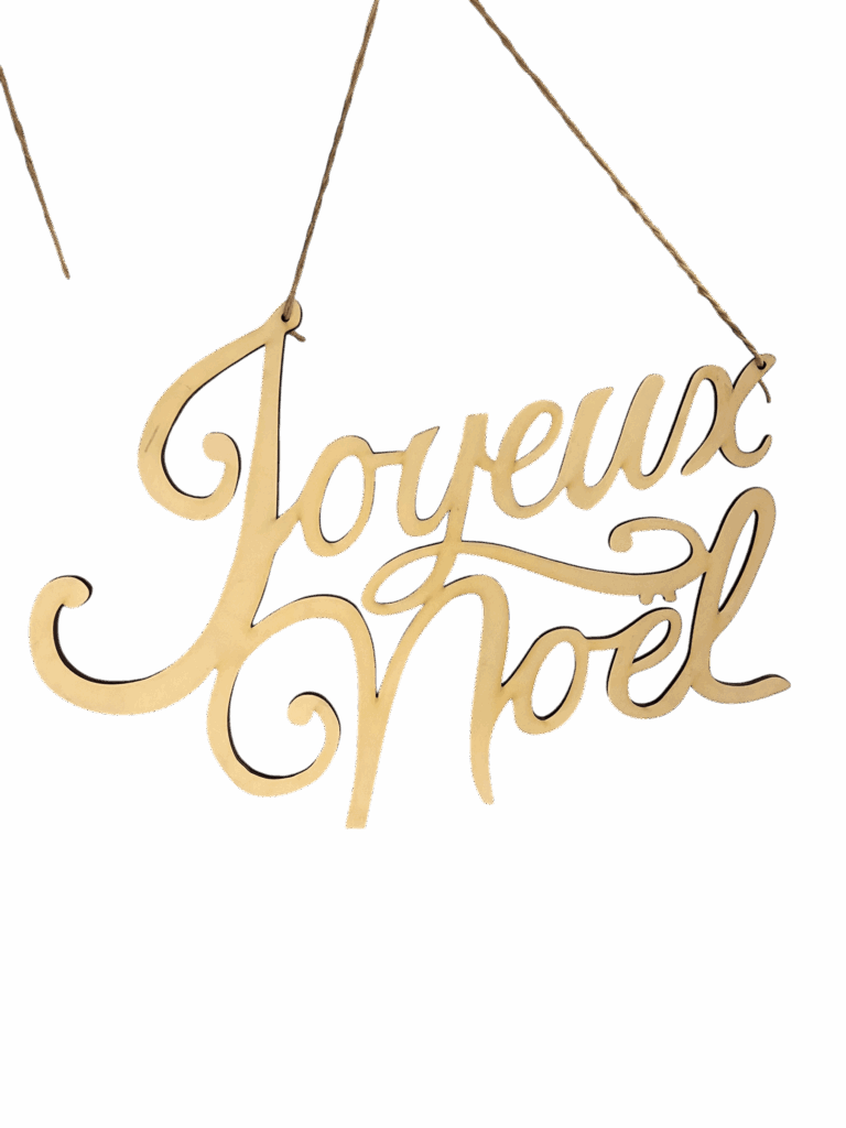 Découpe de motif en bois